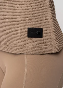 horze Brina treningsskjorte til dame Cariboubrown