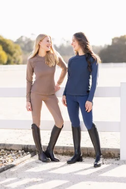 horze Brina treningsskjorte til dame Cariboubrown