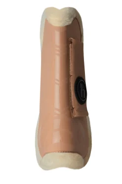 Clearance horze Caliber senebelegg med teddyfôr BiscuitBrown