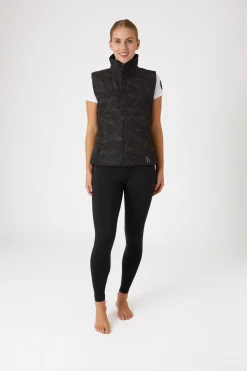 Clearance horze Camo Luminox reflekterende vest, dame Black/Silver