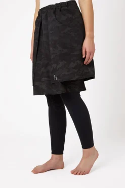 horze Camo Luminox reflekterende skjørt, dame Black/Silver