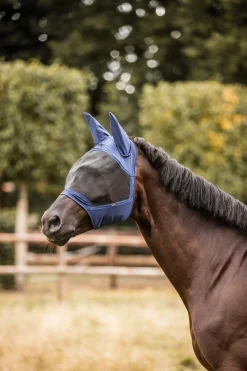 Best horze  Cayman fluemaske Blue