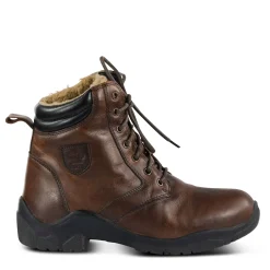 Online horze Chamonix vinter-jodhpur, lær, dame Brown