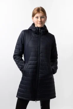 New horze Charlotte lang ridejakke, dame DarkNavy