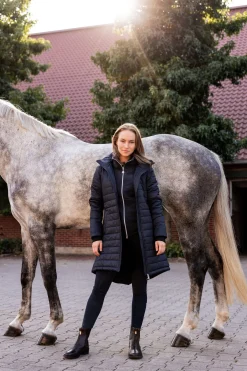 New horze Charlotte lang ridejakke, dame DarkNavy