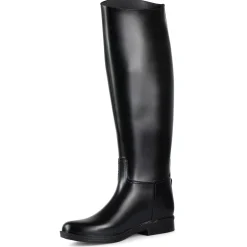 Sale horze Chester kunstlærstøvler, damemodell Black