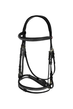 New horze Constance polstret hodelag med flash-nesereim Black