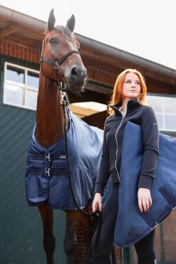Best horze 840D utedekken med avtagbar hals, 200g Navy