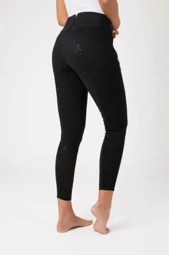 Online horze Daniela helforsterkede ridebukser med silikon, dame Black