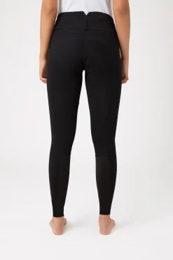 Clearance horze Daniela ridebukser, kneforsterket med lær, dame Black