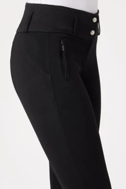 Clearance horze Daniela ridebukser, kneforsterket med lær, dame Black