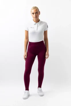 Best horze Dea vinter ridebukse med fullgrip Purplepotion