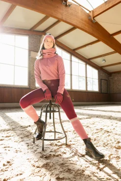 Best horze Dea vinter ridebukse med fullgrip Purplepotion