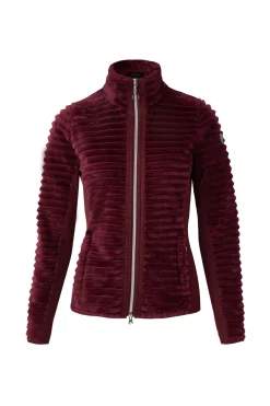 Sale horze Della stripete ridejakke i fleece til dame PortRoyale