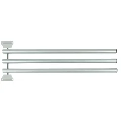 Discount horze 3-delt  sammenleggbart dekkenstativ, rosa eller sølv Silver