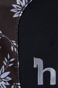 Best horze Edina ridehansker med trykk, dame AfterDarkBrown