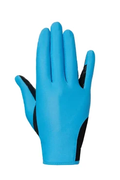 Clearance horze Eliana ridehansker, barn HawaiianBlue