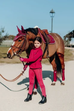 Best horze Ella ørehette, ponni AnemoneDarkPink