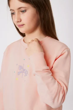 New horze Emmalyn genser til barn PinkSalt