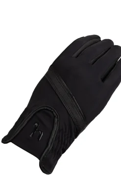 Outlet horze Evelyn pustende hansker til dame Black