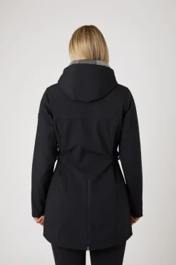 Clearance horze Freya lang softshelljakke, dame Black