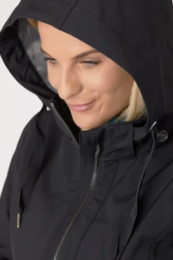 Clearance horze Freya lang softshelljakke, dame Black