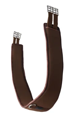 Best horze Frontera formet, lang dressurgjord i neopren med strikk DemitasseBrown