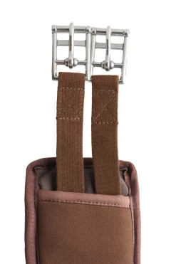 Best horze Frontera formet, lang dressurgjord i neopren med strikk DemitasseBrown