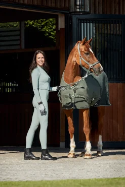 Outlet horze Gabriela crop top med UV-beskyttelse, dame AquaGrey(Green)