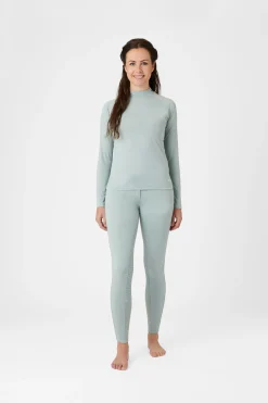 Online horze Gabriella treningsskjorte med UV-beskyttelse, dame AquaGrey(Green)