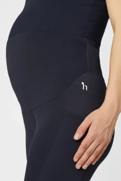 Outlet horze Ginny helforsterkede ridetights med silikon og mobillomme, mammaklær DarkNavy