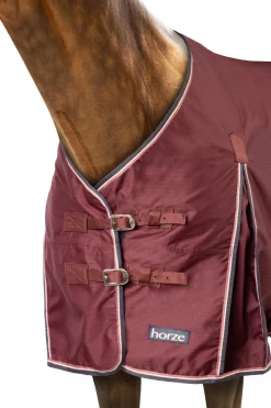 Sale horze Glasgow regndekken, 0 gram Burgundybrown
