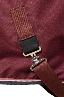 Clearance horze Glasgow utedekken med fleecefyll og reflekterende detajler Burgundybrown