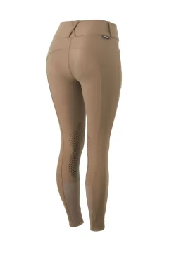 Sale horze Grand Prix II kneforsterkede ridebukser til dame IronGreyBrown