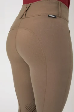 Sale horze Grand Prix II kneforsterkede ridebukser til dame IronGreyBrown