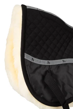Clearance horze Harleigh forhøyningspad i saueskinn med ryggradsfrihet Black