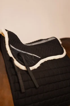 Clearance horze Harleigh forhøyningspad i saueskinn med ryggradsfrihet Black