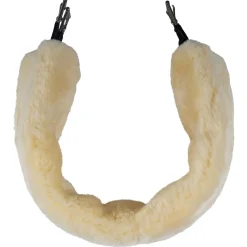 Clearance horze Harleigh gjordtunnel i saueskinn Off-White