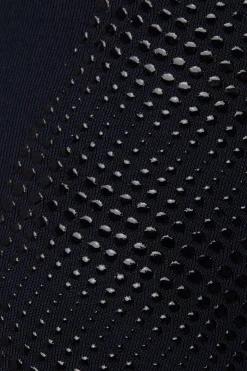 Discount horze helforsterket ridetights med silikon og glitterlinning, dame DB/AB