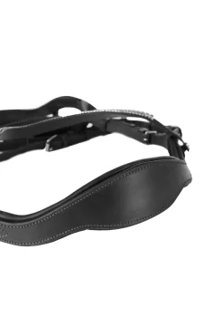 horze Highbury anatomisk hodelag med krystallpannebånd Black