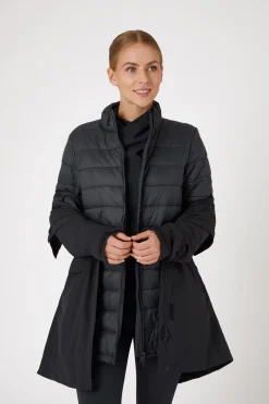 Outlet horze Isabella 3-i-1 fôret parkas til dame DarkNavy