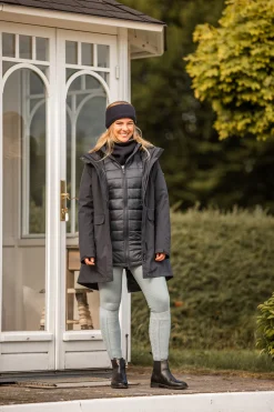 Outlet horze Isabella 3-i-1 fôret parkas til dame DarkNavy