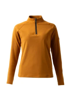 Hot horze Karla treningsskjorte til dame Goldenbrown