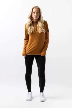 Hot horze Karla treningsskjorte til dame Goldenbrown