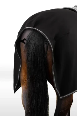 horze Kiel ridedekken i fleece Black