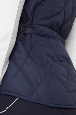 Clearance horze klassisk vattert vest til damer PeacoatDarkBlue