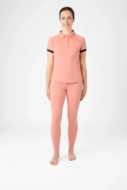 Clearance horze Laura treningsskjorte, dame PeachAmberPink