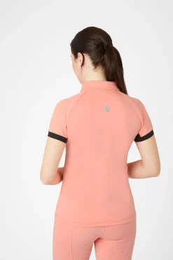 Clearance horze Laura treningsskjorte, dame PeachAmberPink