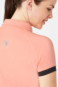 Clearance horze Laura treningsskjorte, dame PeachAmberPink