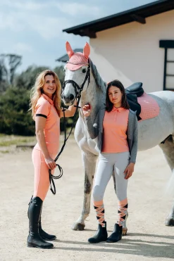 Clearance horze Laura treningsskjorte, dame PeachAmberPink